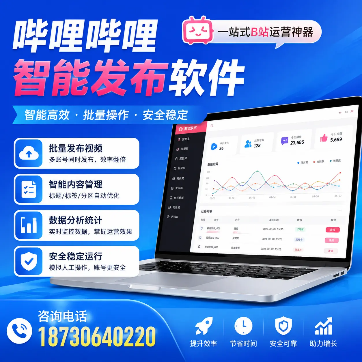 如何通过哔哩哔哩智能发布软件提升 潜江 企业曝光率