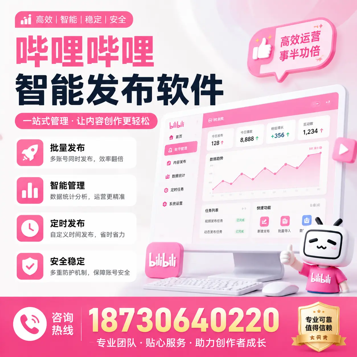 如何评估哔哩哔哩智能发布软件的ROI？潜江 企业必读